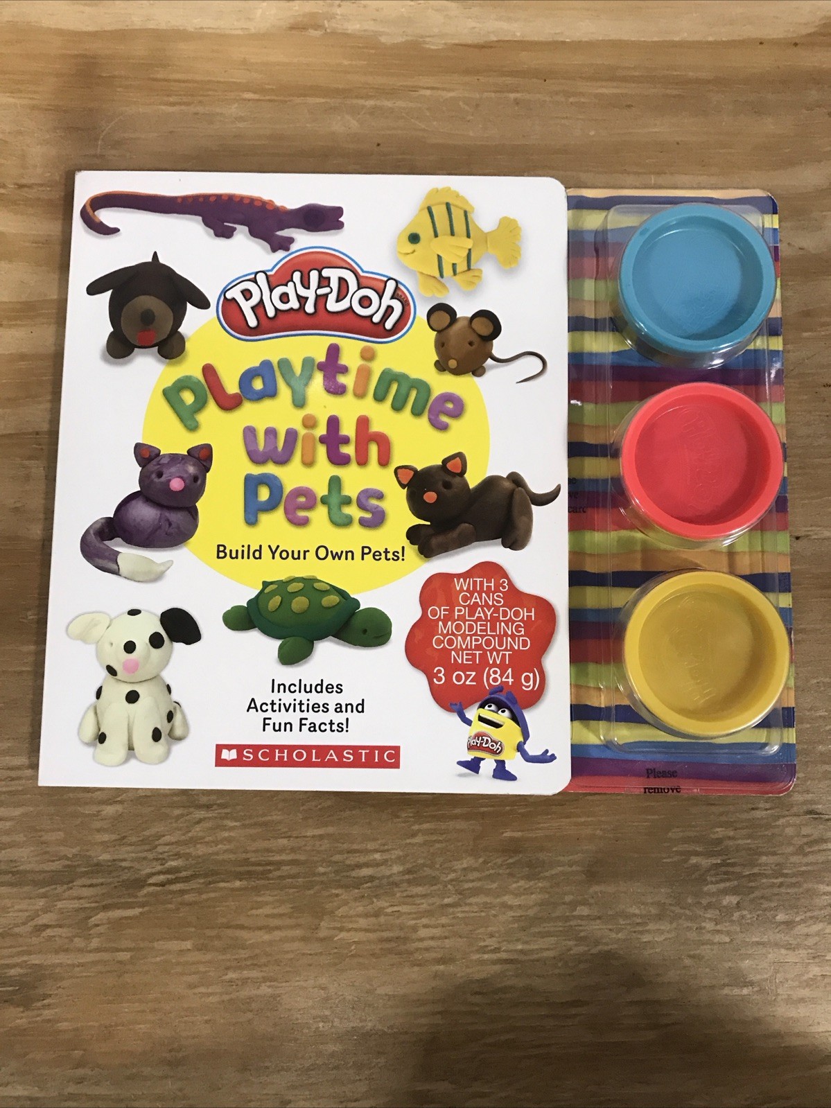 Play-Doh Playtime With Pets Build Your Own Pets Book New With Play-Doh