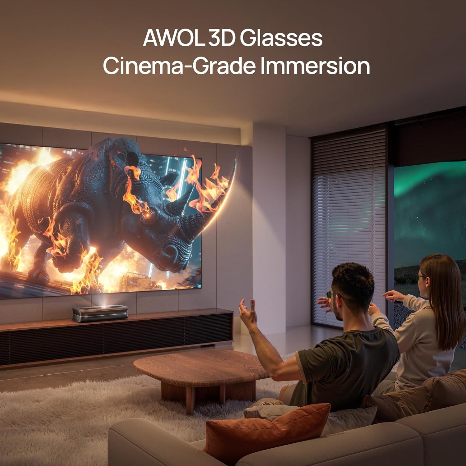 Active Shutter Eyewear for DLP-Link 3D Projectors