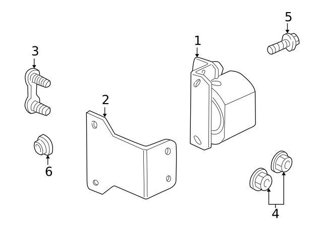 Genuine GM Bracket 15042844