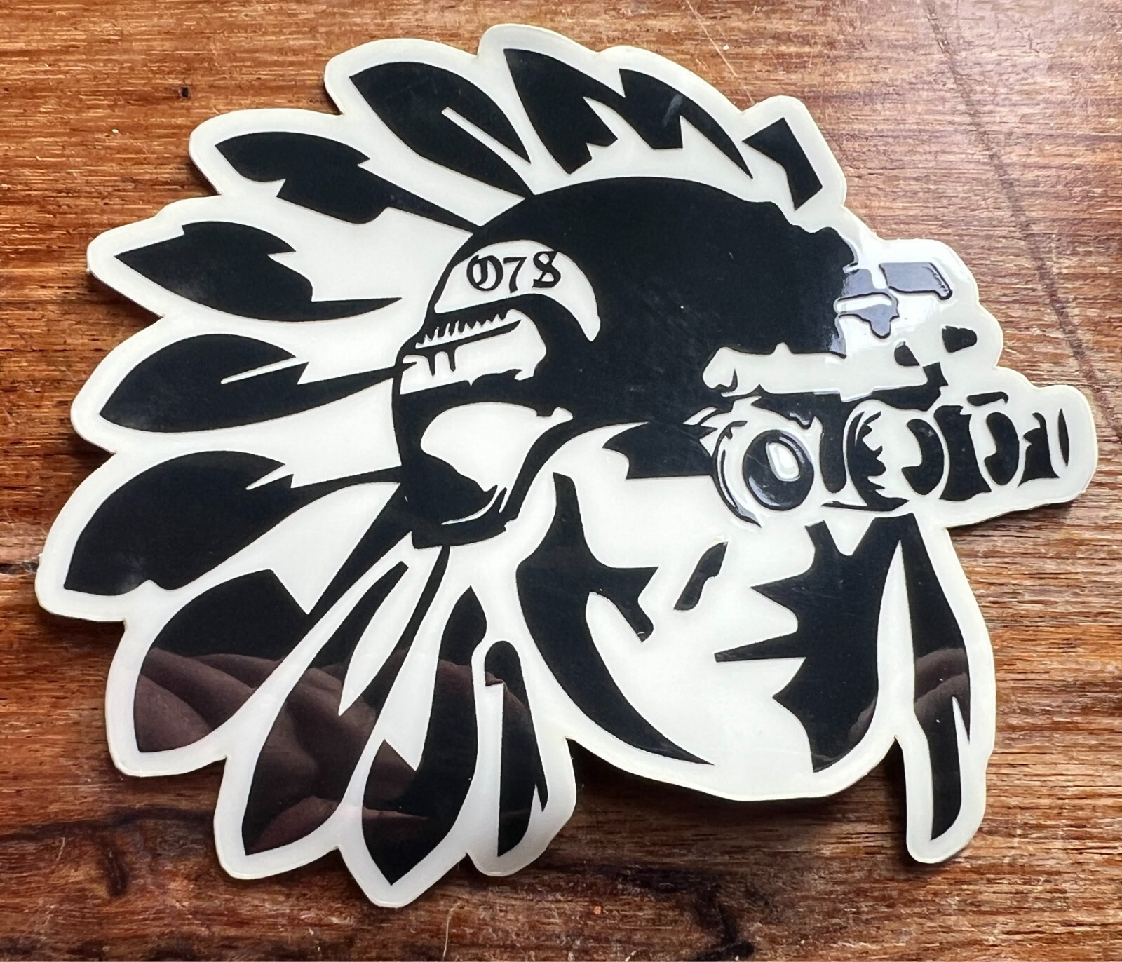 One7Six Chief Black & White Variant Sticker