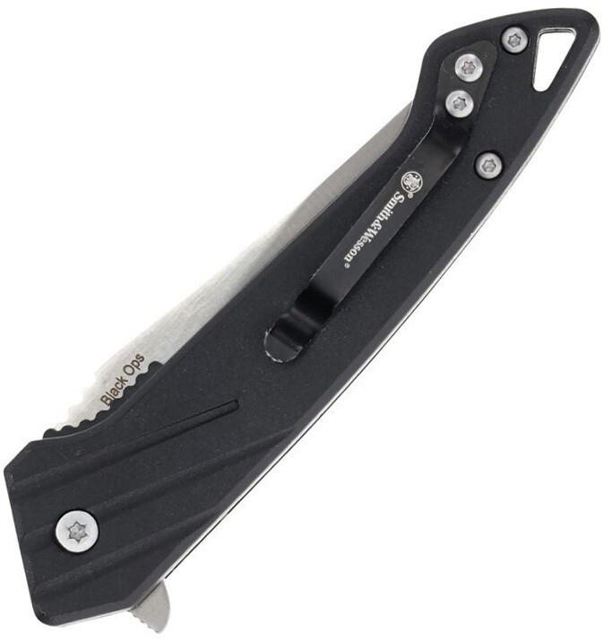 Smith & Wesson Ops Folding Knife 3.5" High Carbon Steel Blade Polymer Handle