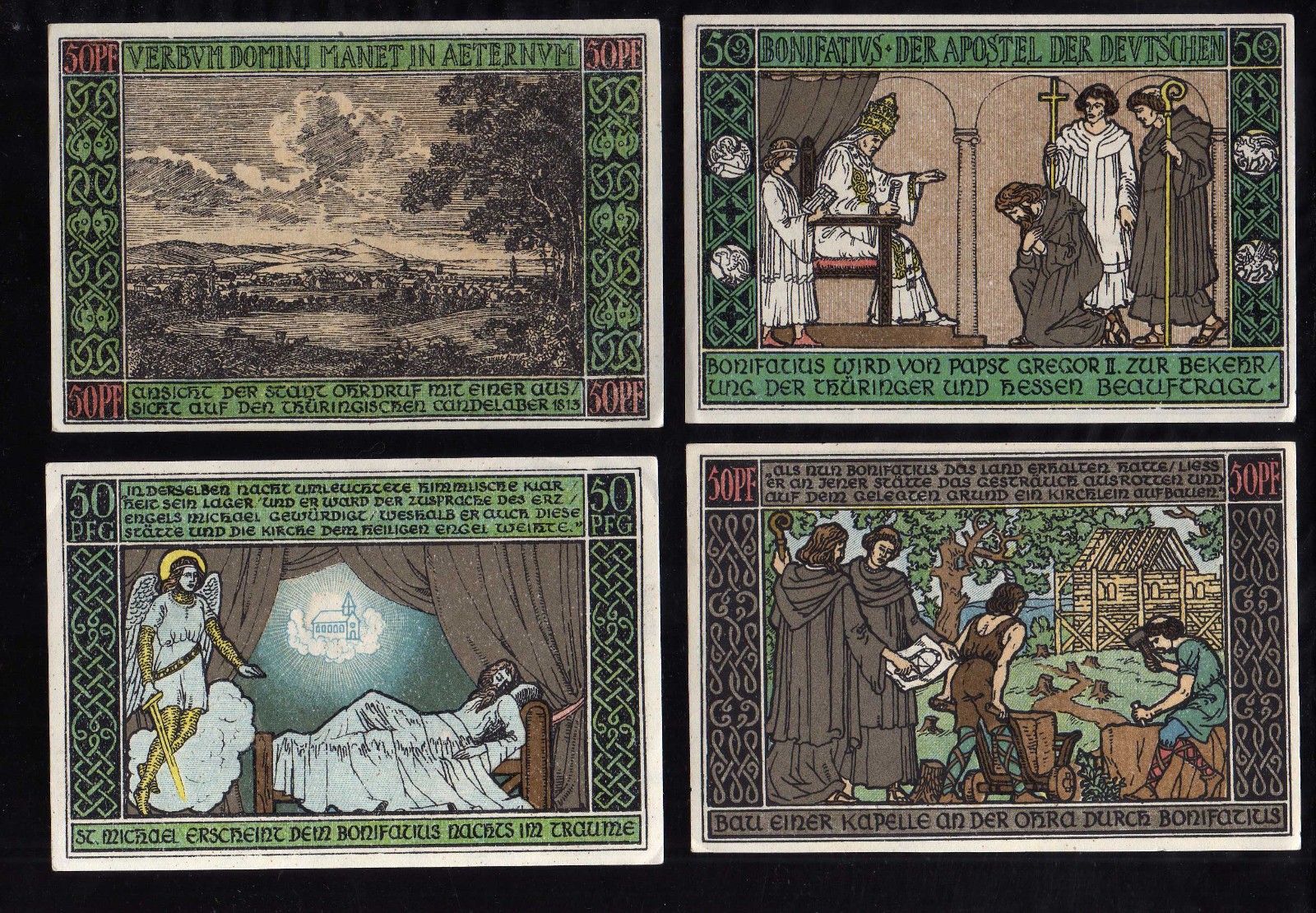 OHRDRUF -  GERMANY NOTGELD - 6 X 50 PFENNIG