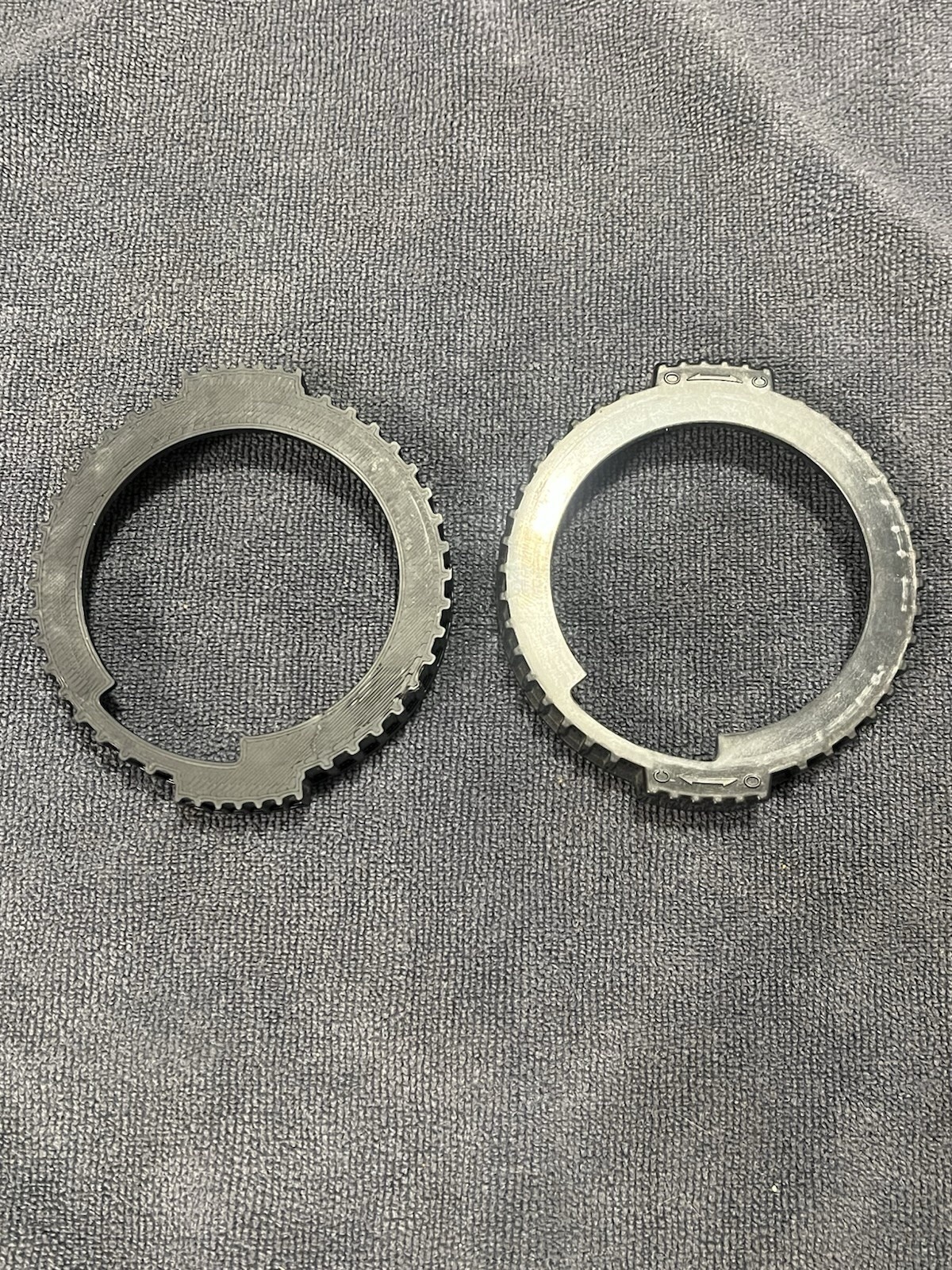 Nikon Microscope Lamphouse Lock Ring 3D Printed Reproduction