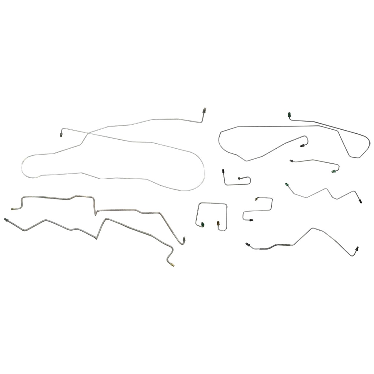 Brake Line Kit Complete V6 4wd With ABS 1998-02 Dodge Durango OE Steel 10pc