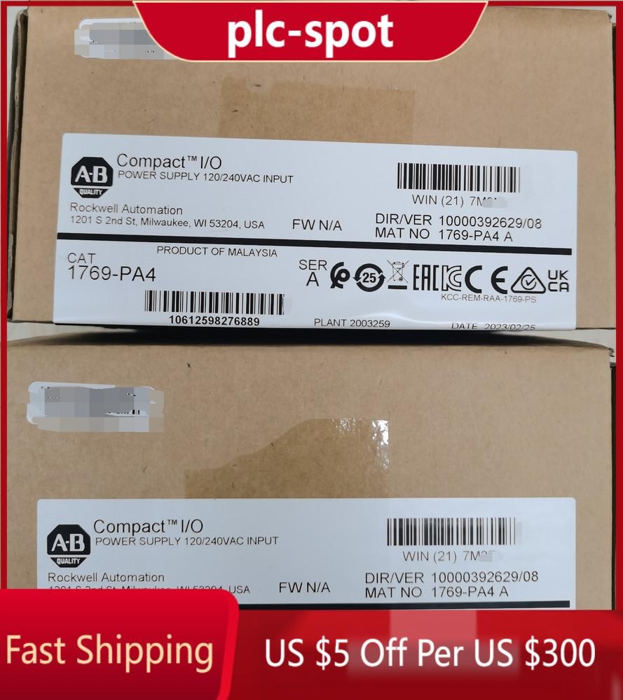 1769-PA4 Allen-Bradley Power Supply, CompactLogix, Modules New and Sealed