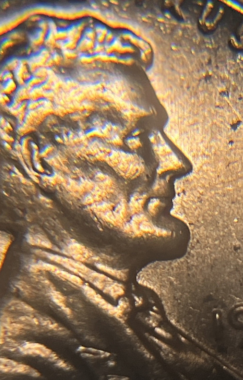 1963 D Penny Errors Strike Through Grease From Original Uncirculated Roll #2