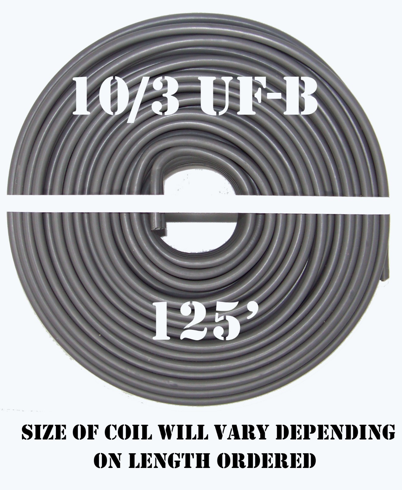 Cable Cabana 10/3 UF-B x 125' Underground Feeder Cable