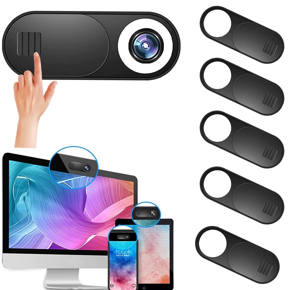 Webcam Cover Slide, Ultra Thin Camera Blocker for for Laptop, Pc, Computer