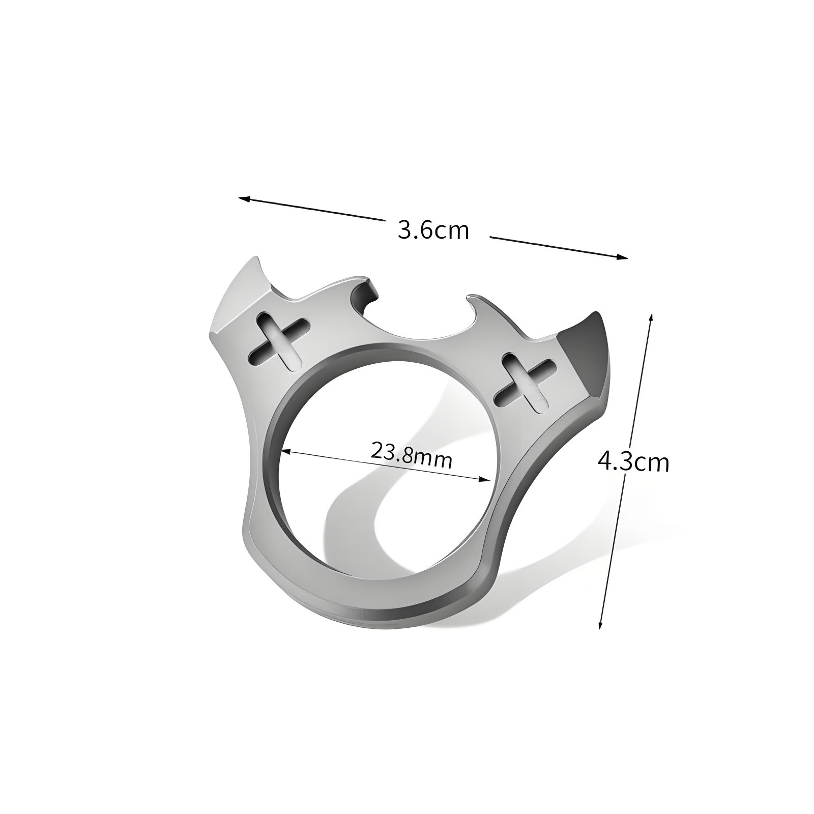 EDC Titanium Alloy Keychain Bottle Opener Ring Necklace Pocket Tool