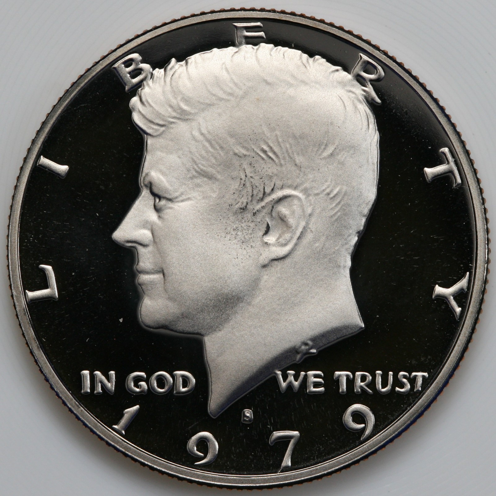 1979 S Type 1 Gem DCam Proof Kennedy Half Dollar US Coin CN-Clad