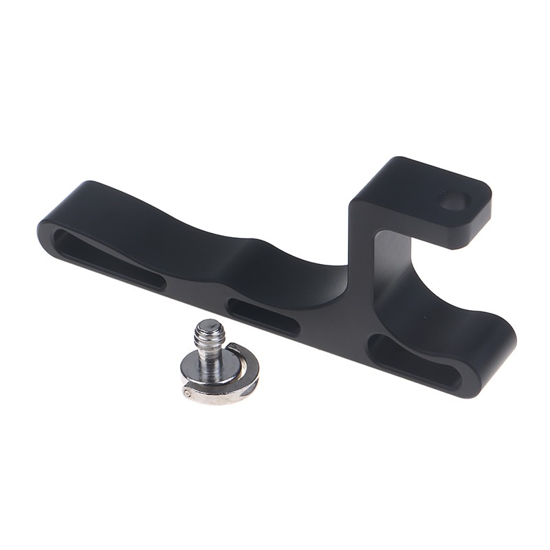 Aluminum Alloy Flashlight Handle With 1/4 UNC Screws For Flashlight Accessories