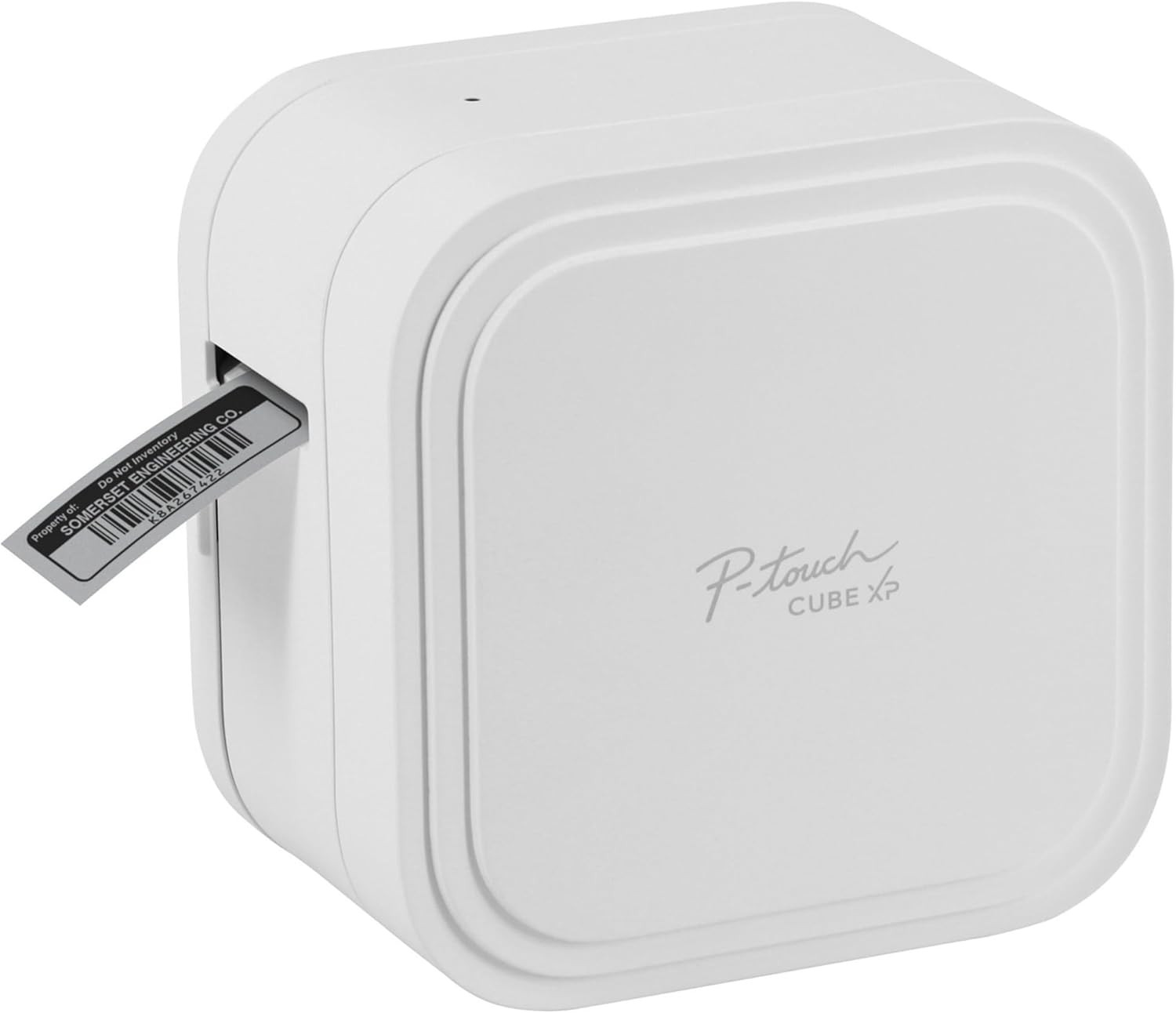 P-Touch Cube XP Monochrome Label Maker with Bluetooth® Wireless Technology PT- P