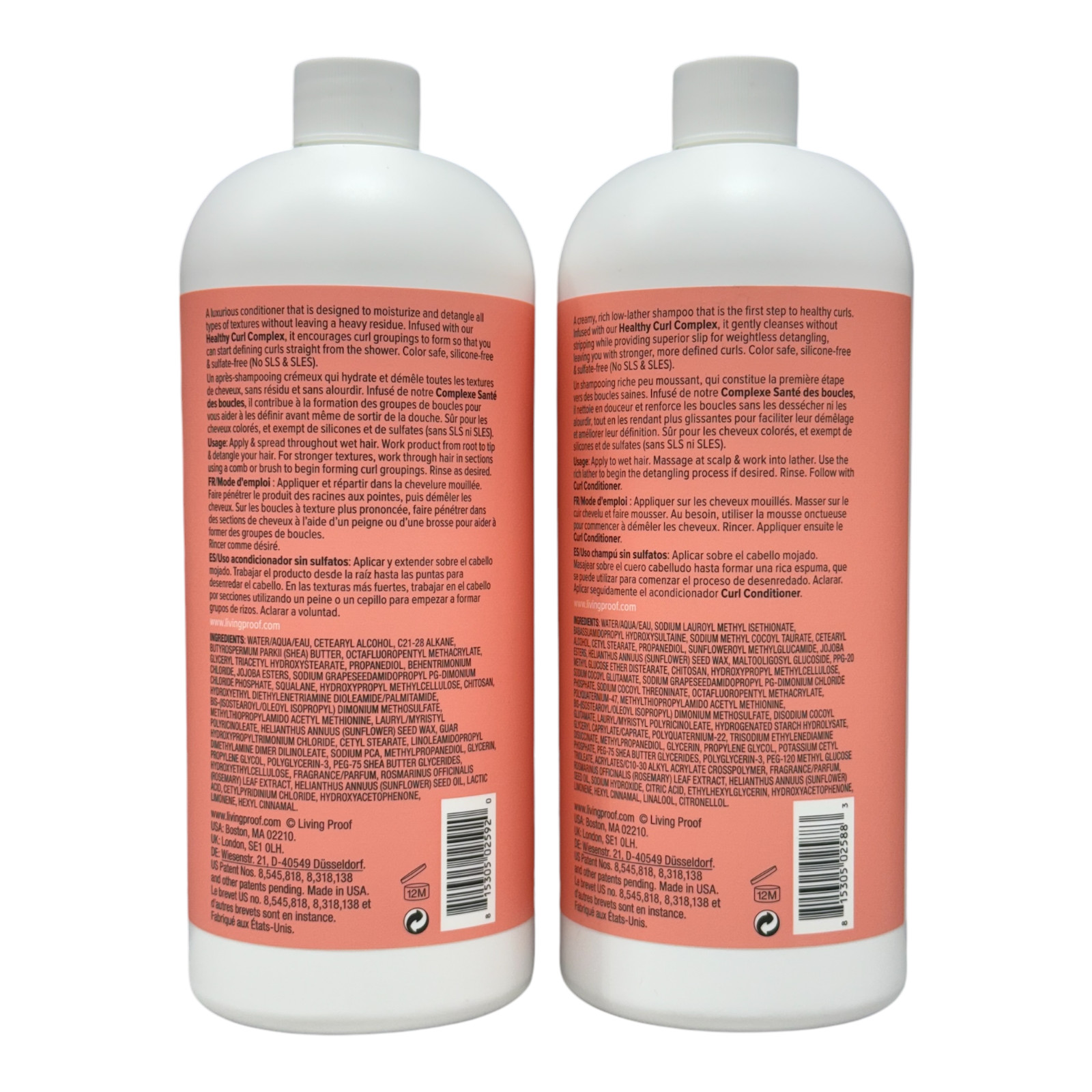 Living Proof Curl Shampoo & Conditioner 32 Oz Set