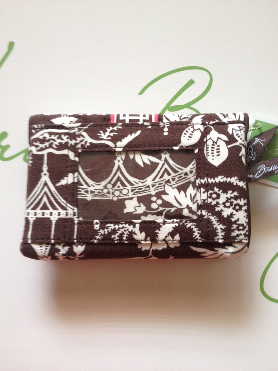VERA BRADLEY COMPACT WALLET IMPERIAL TOILE - NWT