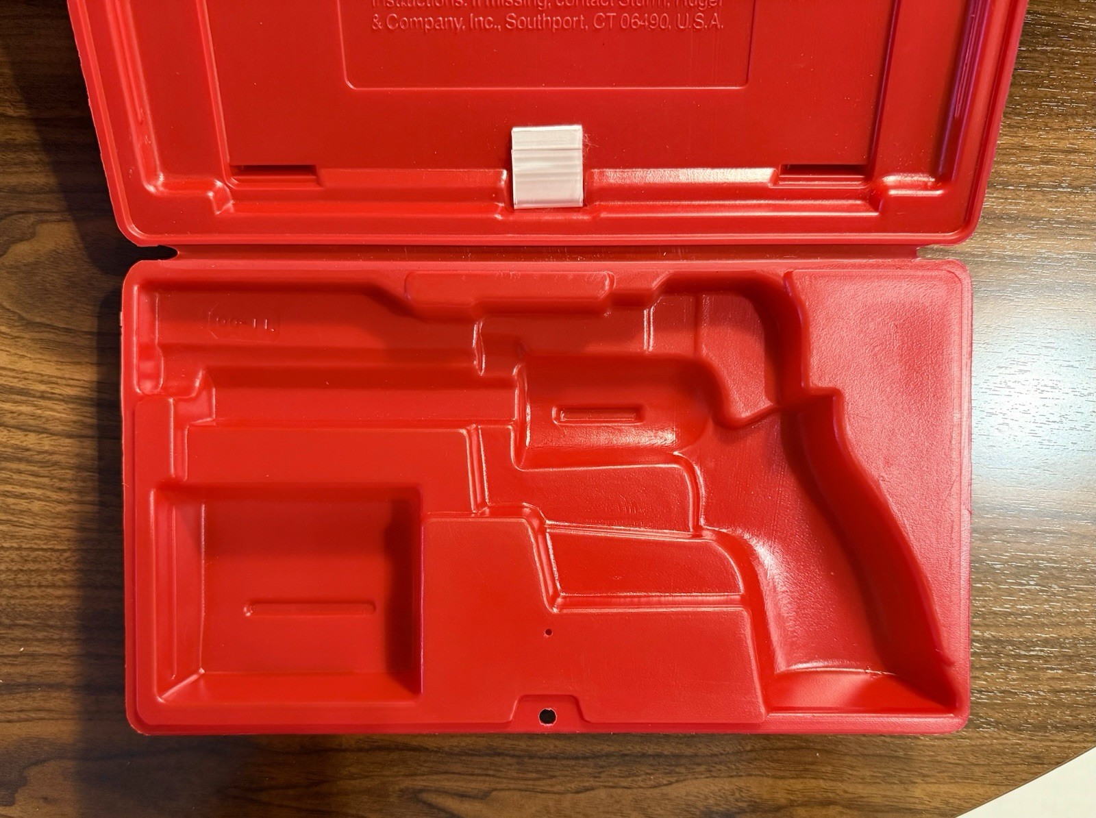 Ruger Pistol Revolver Red Plastic Case *Case Only*
