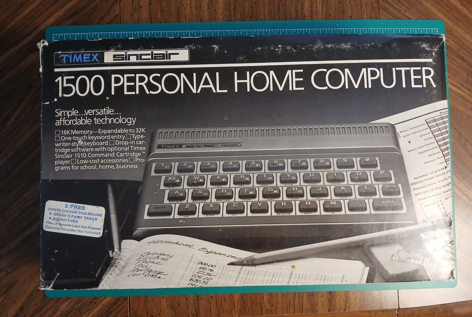 Vintage Timex Sinclair 1500 Personal Computer With Composite Video Output