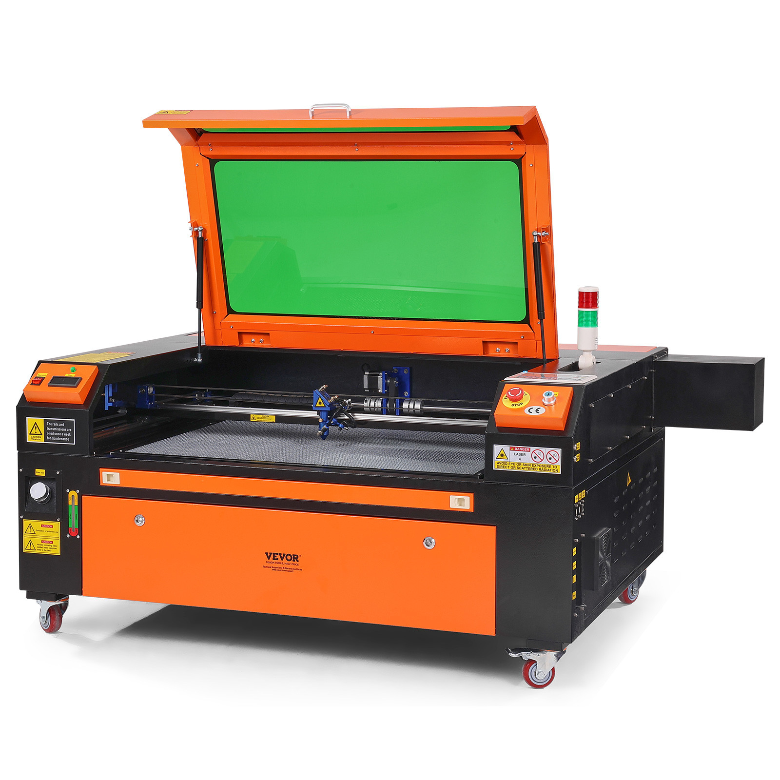 VEVOR 100W CO2 Laser Engraver and Cutter 24 x 35 in 19.7 IPS Engraving Machine