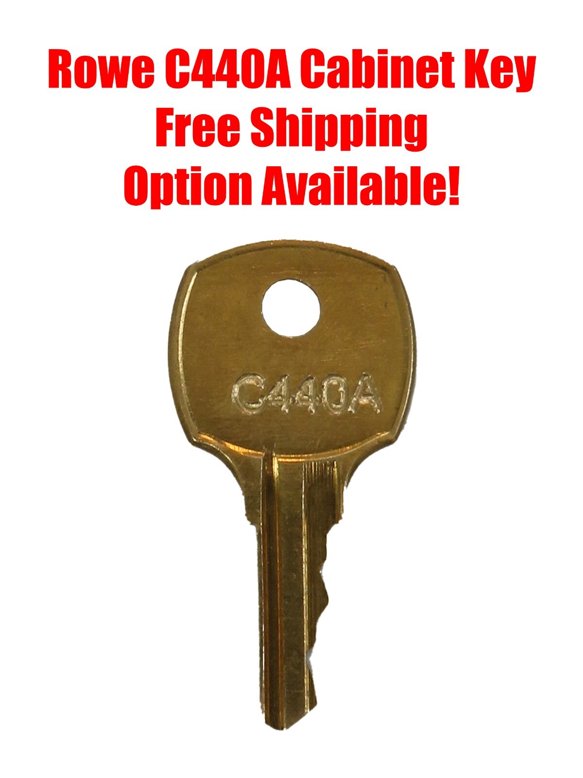 AMI Rowe C440A Cabinet Key for Models J & K Continental 1 & 2