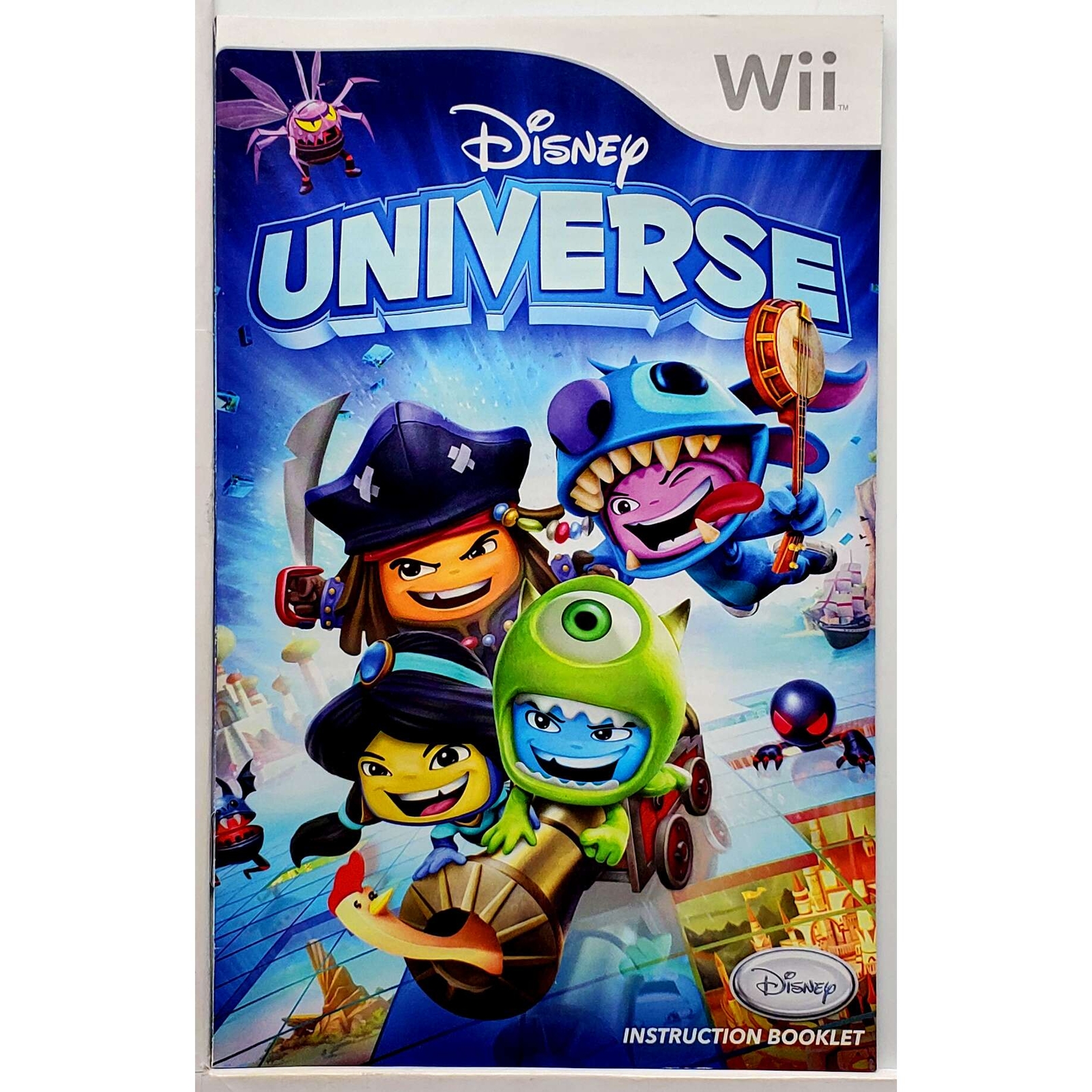(Manual Only) Disney Universe Nintendo Wii Excellent Original
