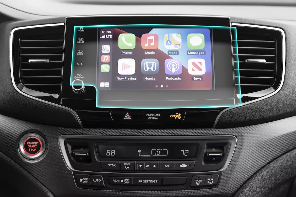Crystal Clear Screen Protector for 2021 Honda Ridgeline Vehicle Navigation