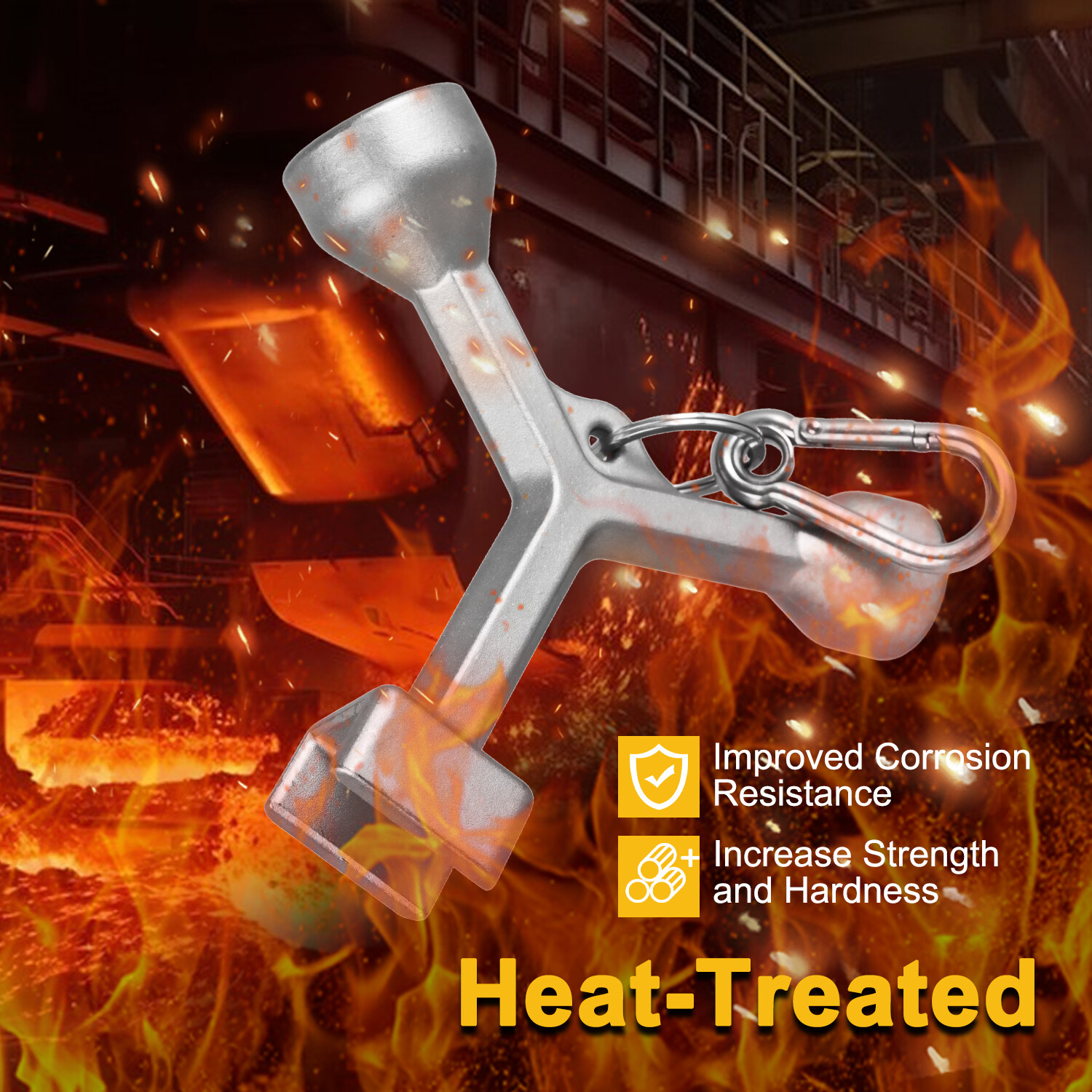 NEW Multi-Purpose Wrench Tool for Water Meter Valve Shut Off