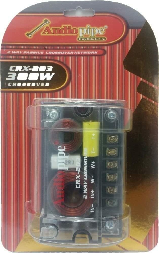 CRX-203 AUDIOPIPE 2 Way Passive Crossover Network NEW
