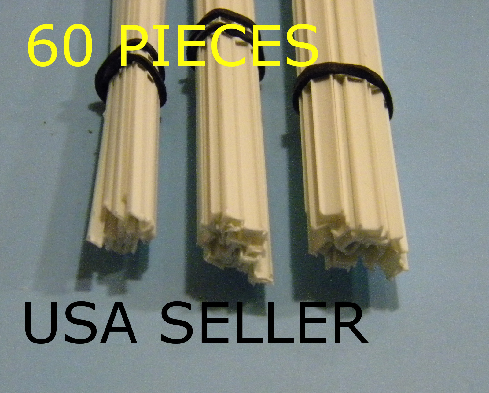 STYRENE I BEAM - 60 PIECE ASSORTMENT - 3 SIZES