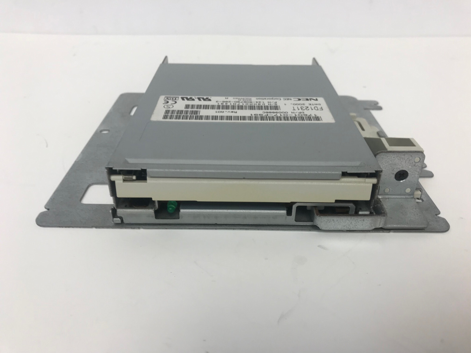 DELL 9886C 3.5 1.44MB INTERNAL FLOPPY DRIVE NEC FD1231T WITH BRACKET