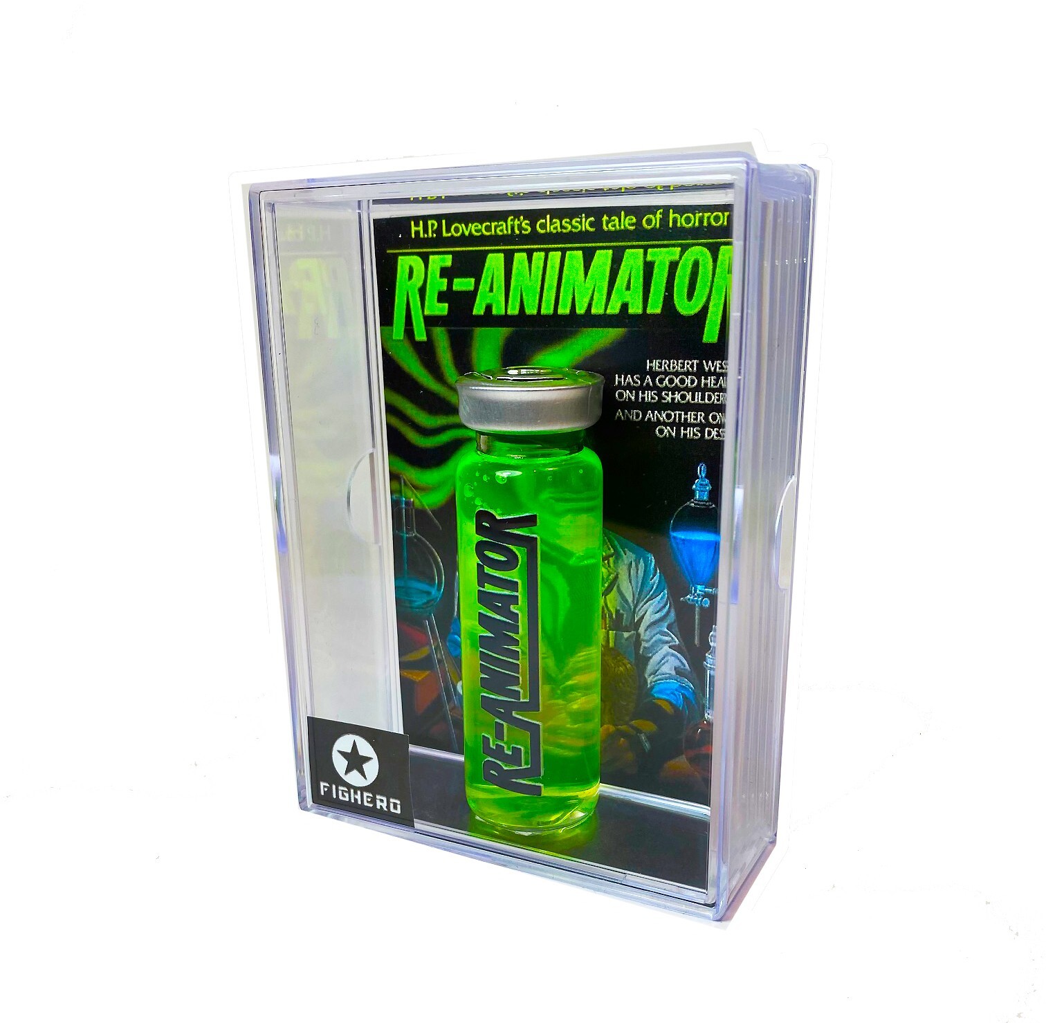 Re-Animator Serum Vial Bottle w/ Display Glows with Black Light Collectable Box