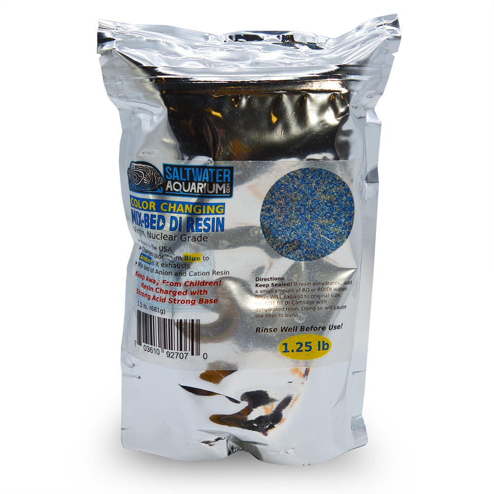 Premium Blend Bulk Deionization Resin Mixed Bed (Color Changing) RODI (1.25 lbs)