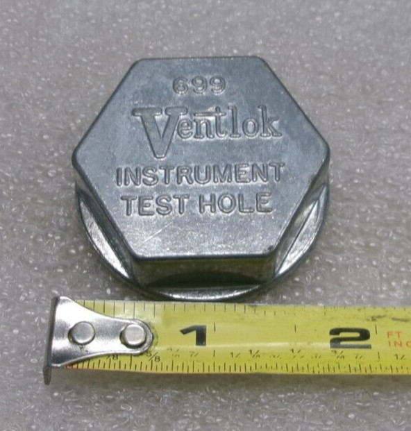 Ventlok Instrument Test Hole Cap 699 NON-Threaded #721R