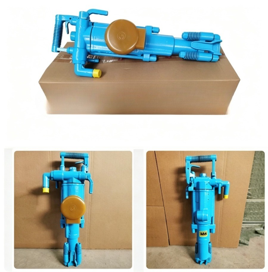 YT29A Portable Pneumatic Hand Held Air Leg Rock Drilling Machine for Hard Rock