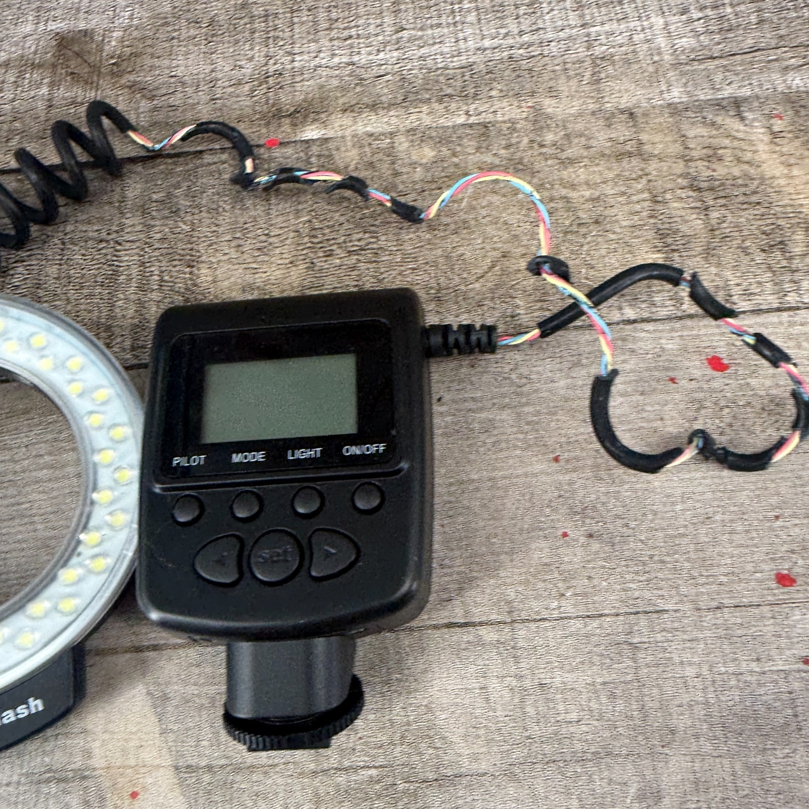 Macro LED Ring Flash Photographic Tool Works