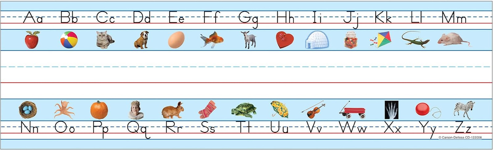 Carson Dellosa 36PC Name Labels for Kids, Nametags with Alphabet and Sight Words