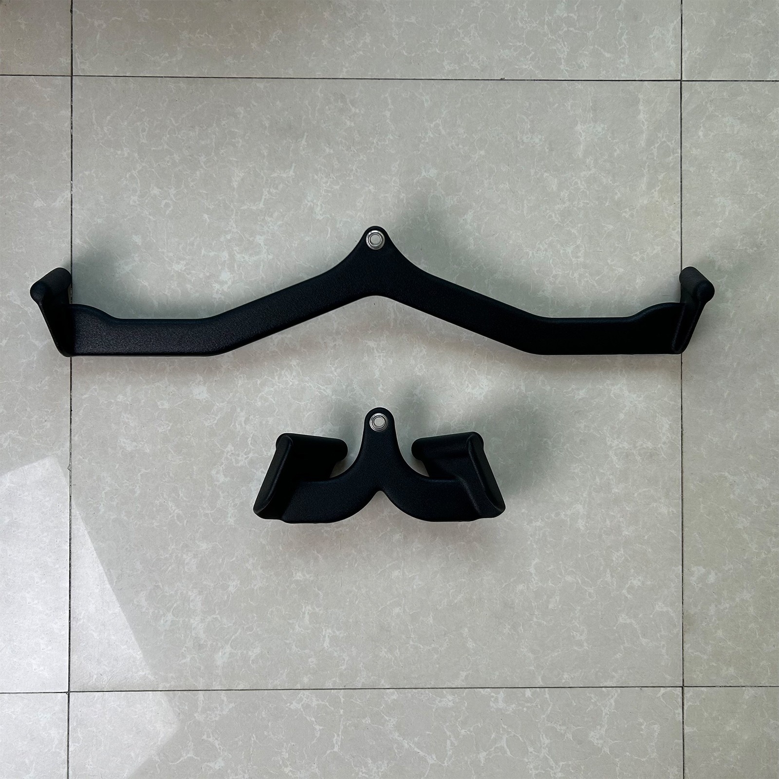 Fitness Rowing Pulley Cable Machine Attachment Handle Grips Lat Pull Down Bar