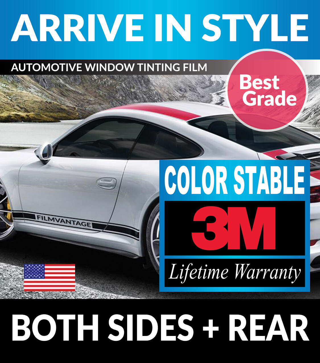 PRECUT WINDOW TINT W/ 3M COLOR STABLE FOR BMW 750Li 06-08