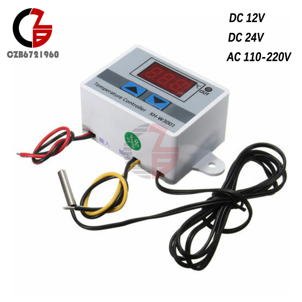 XH-W3001 New Digital LED Temperature Controller Thermostat Control Switch NTC
