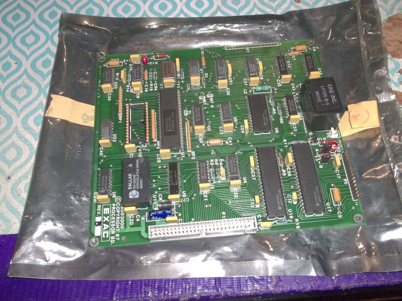 EXAC PROCESSOR 05003000 REV B CIRCUIT BOARD PLC (WL38-2)