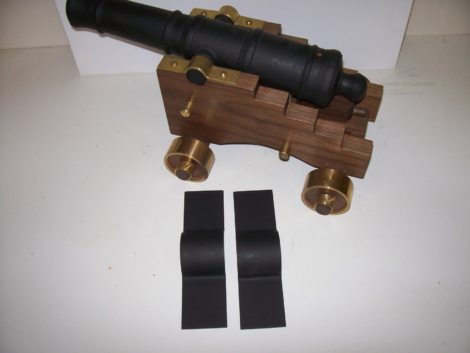 2 In Black Powder Signal Cannon Barrel Cap Square Carriage Trunnion Clamp