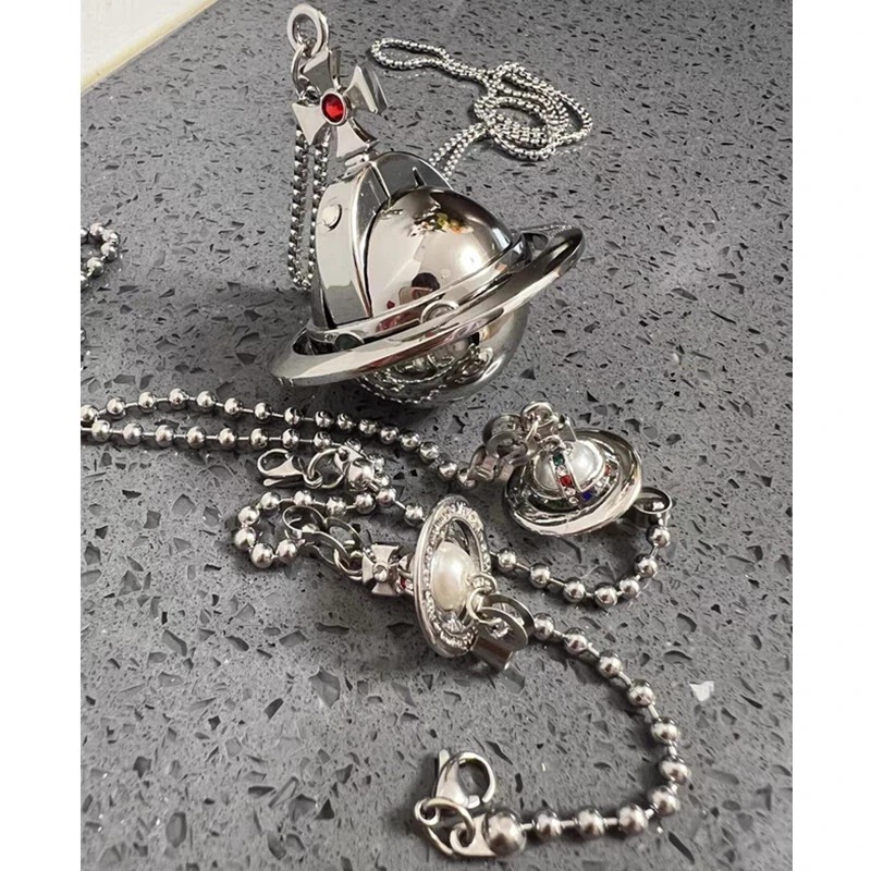 Vivienne Westwood Nana Anime Okazaki Shinichi Pendant Lighter Two Orbs Chain