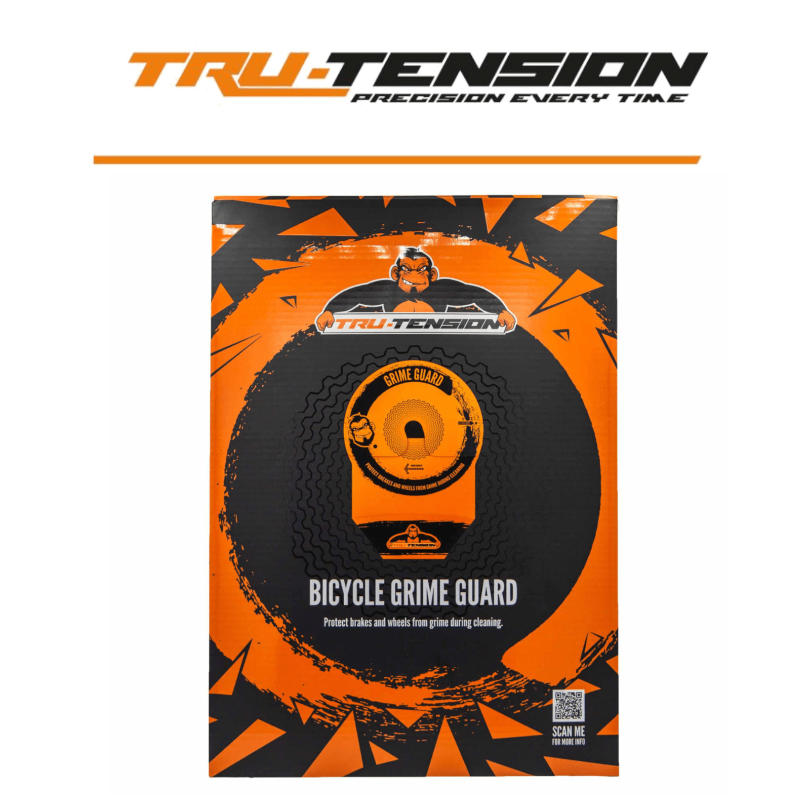 Tru-Tension Bicycle Grime Guard Protects Brakes and Wheels While Cleaning