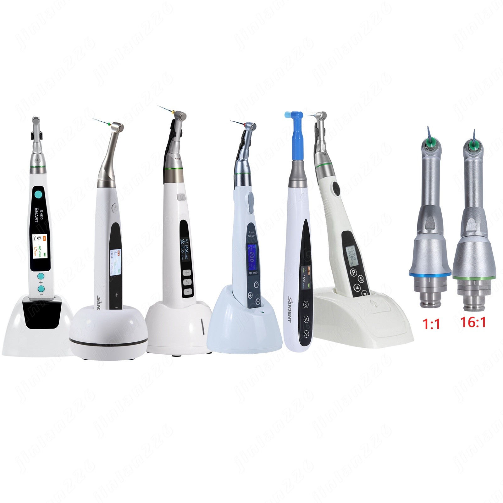 Dental Cordless LED Endo Motor /1:1 16:1 Contra Angle Head Endodontic