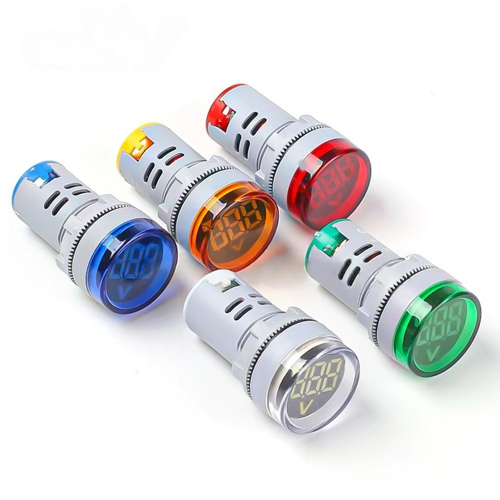 22mm Mount LED Digital AC Voltmeter for Industrial Electrical Equipment