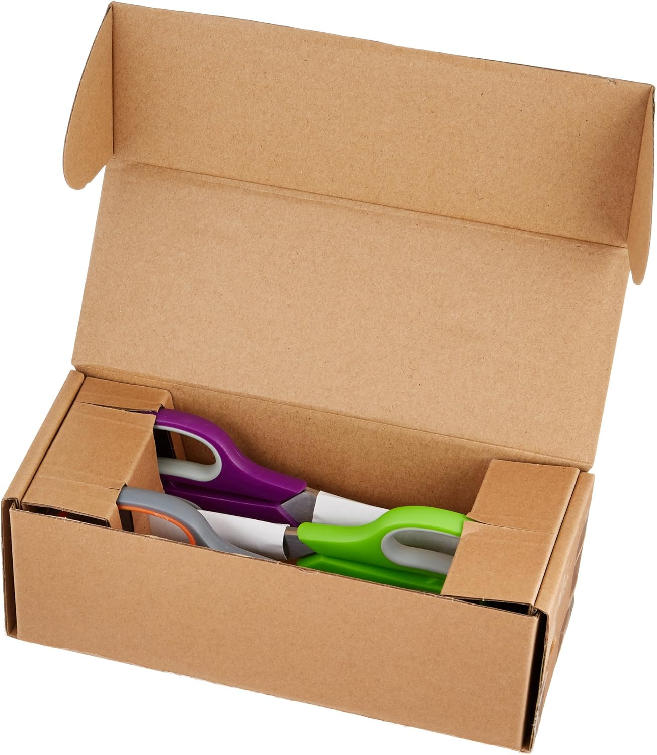 Stainless Steel Scissors for Office, Crafts, Multipurpose, Sharp, Comfort Grip,