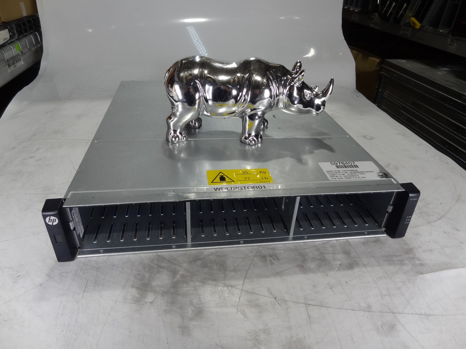 BK831A HP P2000 G3 iSCSI MSA Dual Controller SFF Array BK831B