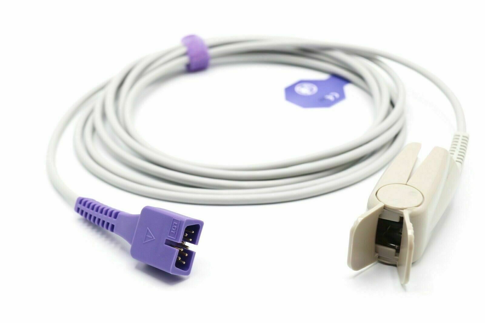 Nellcor Compatible Direct Connect SpO2 Sensor Adult Clip - Same Day Shipping
