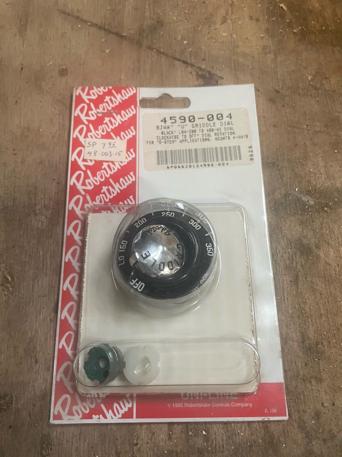 Robertshaw Commercial Gas Griddle Knob 4590-004