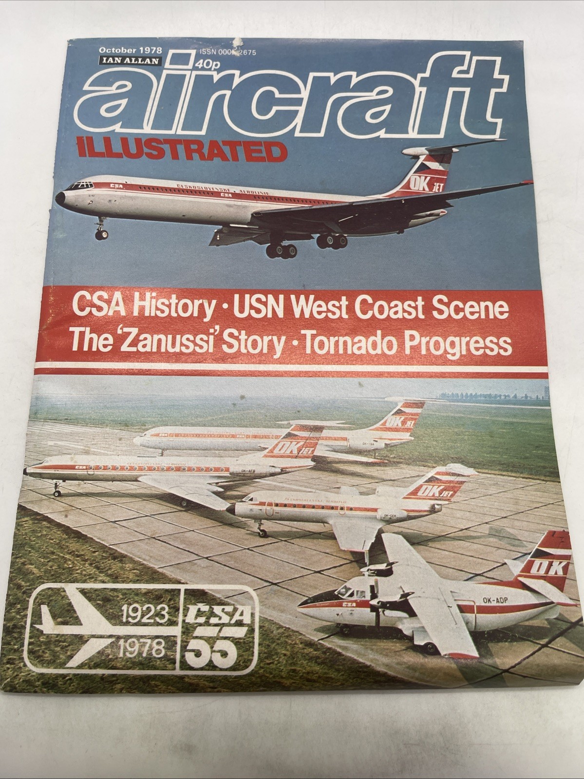 Ian Allan Aircraft Illustrated Magazine Oct 1978 CSA IIyushin II-62 RAF Tornado
