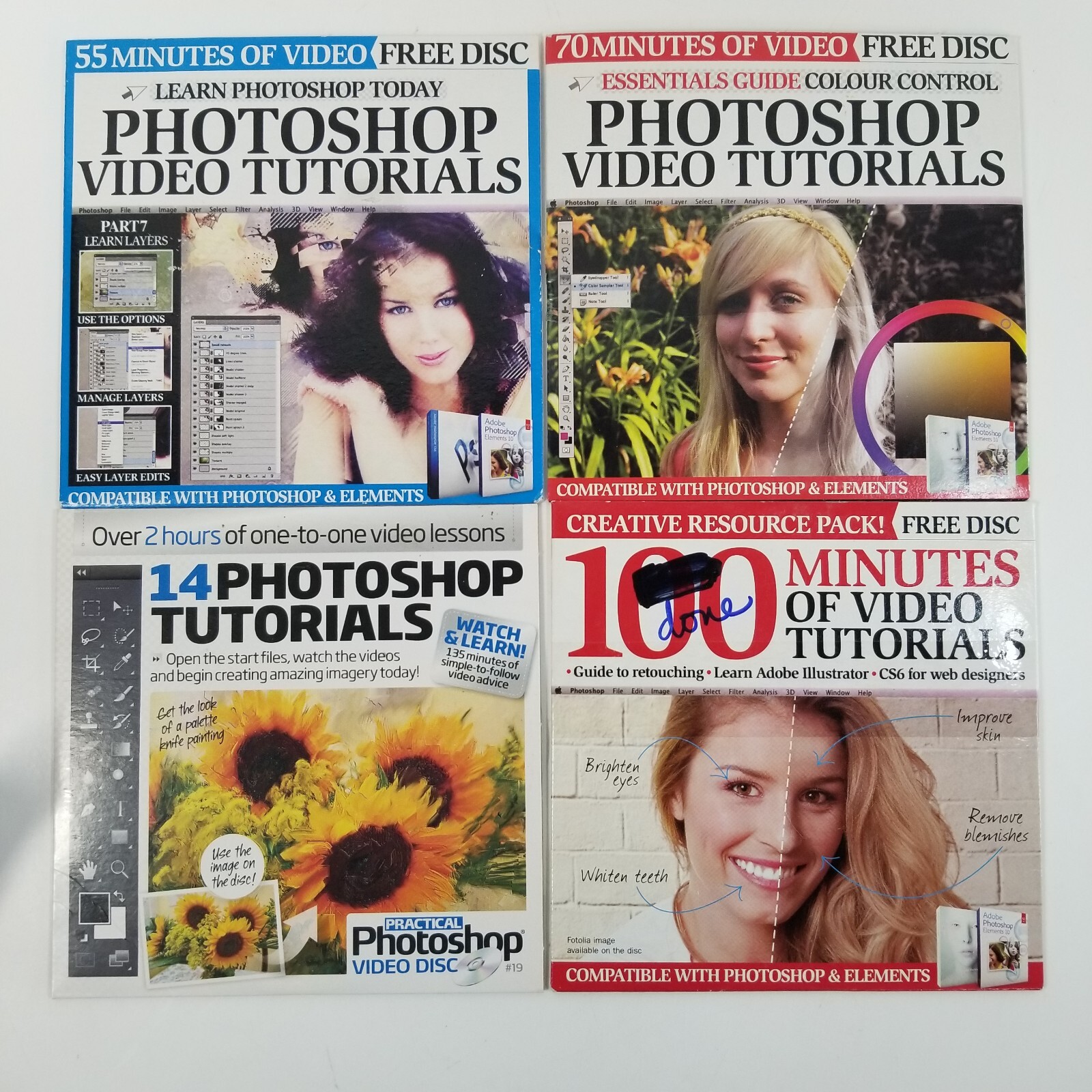 22 Photoshop Magazine Bonus CD-ROM Videos Tutorials Software Brushes Textures