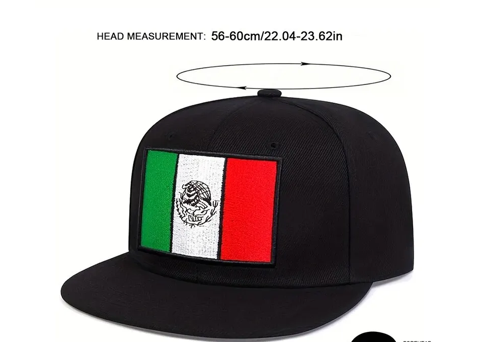 New Mexico Big Flag Classics Cap Snapback Hip Hop Basketball Black Baseball
